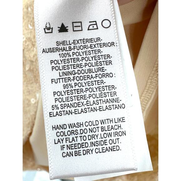 Dress The Population Zoe Sequin Dress Small - Picture 7 of 7